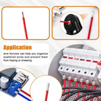 166/305 Pcs Wire Ferrules Kits Silver Plated Copper Crimp Terminal Connector 8 Sizes Sleeves Insulated Cord Pin End Terminal