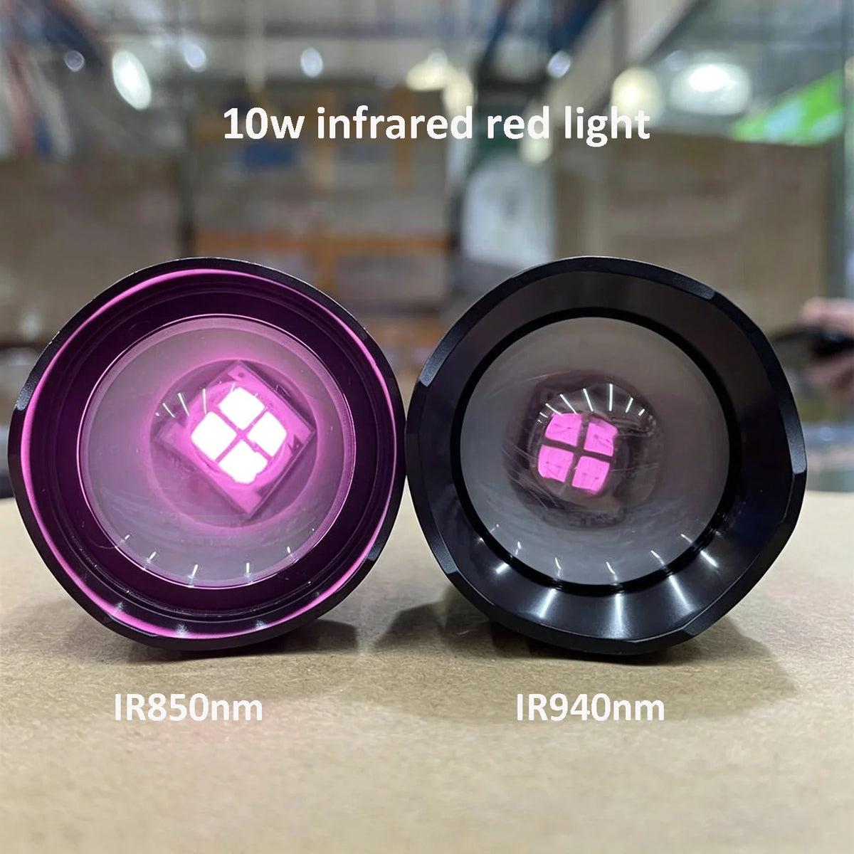 T20 10W IR Flashlight 850nm 940nm Night Vision Tactical Torch Adjustable Zoom Outdoor LED Infrared Light for Hunting CCTV