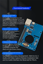 LCKVM Computer Remote Control PiKVM Expansion Board ATX Power Control OLED PCF8563 RTC