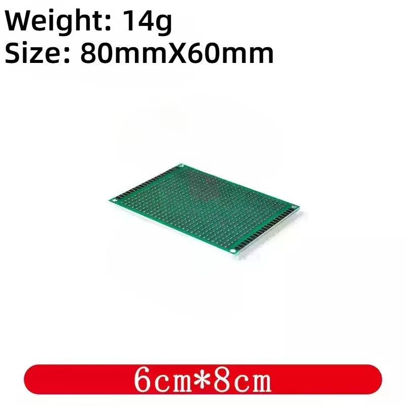 Universal PCB Circuit Protoboard Double Sided Breadboard 2x8 3x7 4x6 5x7 7x9CM Stripboard Prototyping Board DIY Electronic Kit