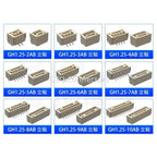 20Pcs GH 1.25mm with lock connector patch Vertical SMT 2/3/4/5/6/7/8/10P GH1.25 Connector Header Male