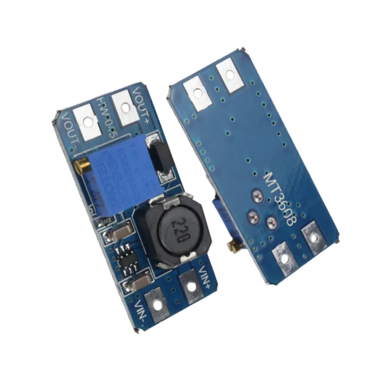 MT3608 Boost Module DC-DC Step Up Converter 2A 2V-24V to 5V-28V Adjustable Type-C MICRO USB for Arduino DIY 18650