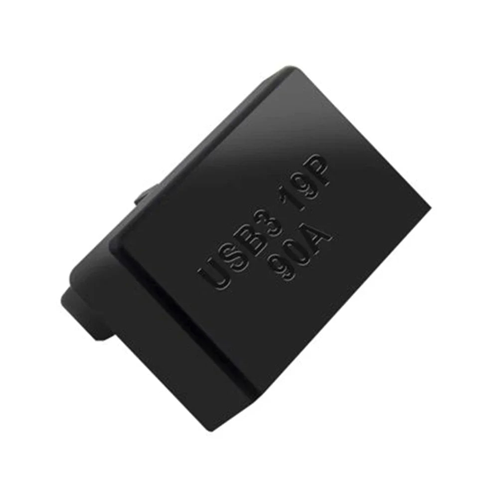 USB 3.0 19/20pin Male to Female Extension Adapter Angled 90 Degree Converter for Motherboard Connector Socket PH19A
