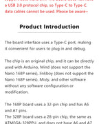 Nano V3 ATMEGA328P / ATMEGA168P Development Board CH340 Chip TYPE-C / MINI / Micro USB Interface Compatible For Arduino