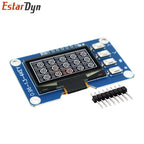 1.3 Inch 128x64 OLED Display SSD1116 with 4x4 Matrix Keyboard Module I2C SPI for Raspberry Pi ESP32