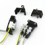 6pcs Gu10 Ceramic LED Spotlight Socket GU10 Halogen Bulb Base Lampholder 18cm Nylon Wire PV Wiring Terminal Junction Box