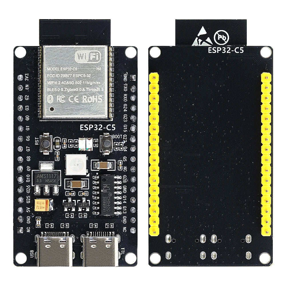 ESP32-C5 Development Board Supports 2.4G and 5GHz Dual-frequency WiFi 6 Bluetooth ESP32C5 Core Board