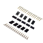 5/10 Pairs Jr Futaba Servo Receiver Connector Plug with Lock and Male Female Gold Plated Terminals Crimp Pin Kit for RC Battery