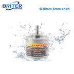 IP68 Absolute  Encoder Rotary Multi Turn 6mm solid shaft Angle Measurement RS485 CAN Power Off Memory Waterproof