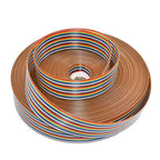 40 Pin 1.27mm Pitch Colorful Flat Ribbon Cable, IDC FC Dupont Wire Connector, Flexible FPC Jumper for DIY Electronics