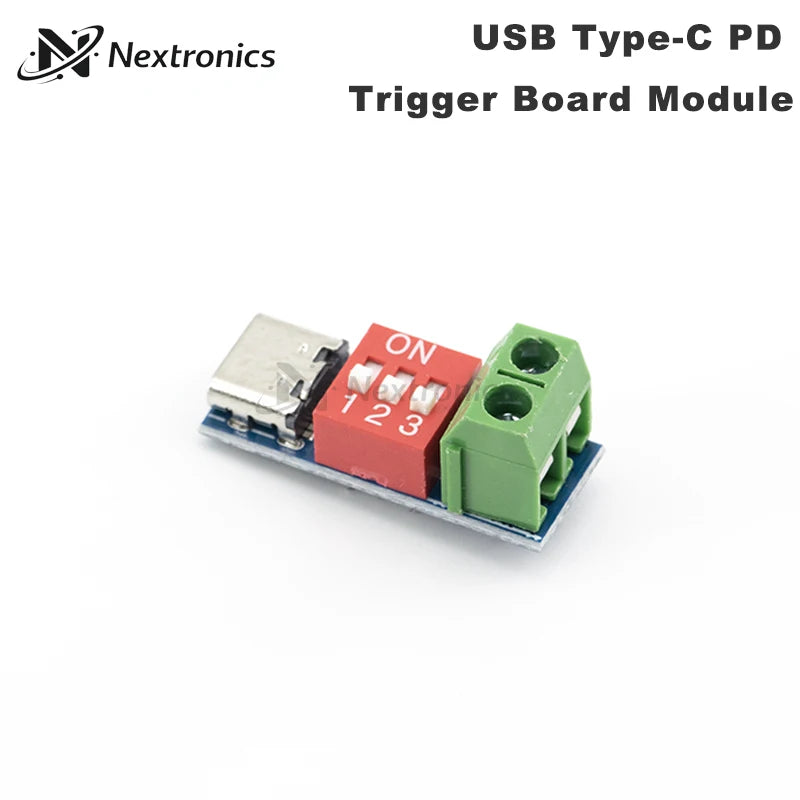1/3/5/10/20PCS Type-C PD QC Trigger Module 5V 9V 12V 15V 20V Adjustable Fast Charging Decoy Module 100W