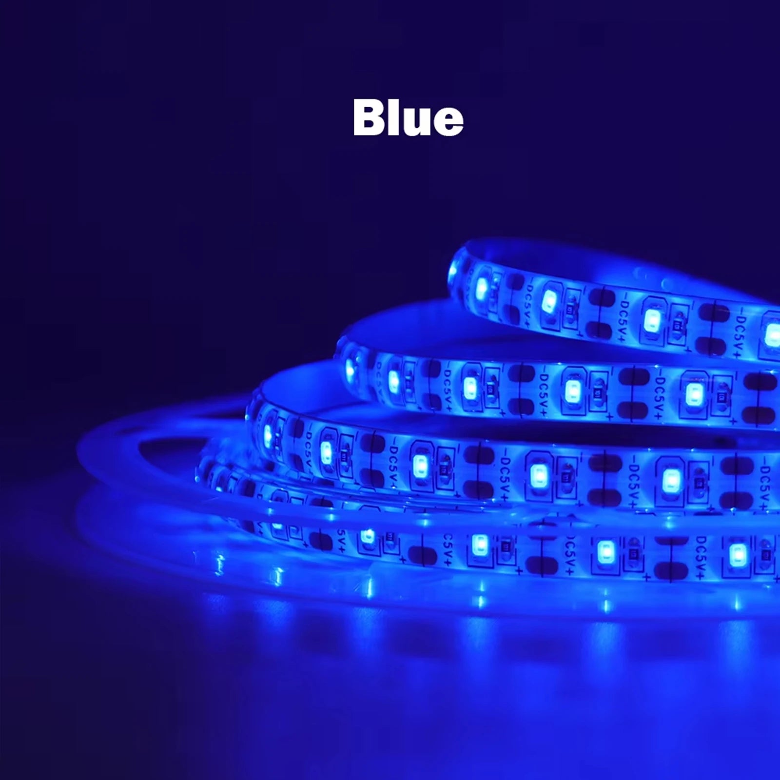 3AA Battery Power LED Strip Lights 2835 5V 60LEDs/M Warm White Red Green Ice Blue IP21/IP65 TV Room Kitchen Home DIY Decor 1M-5M
