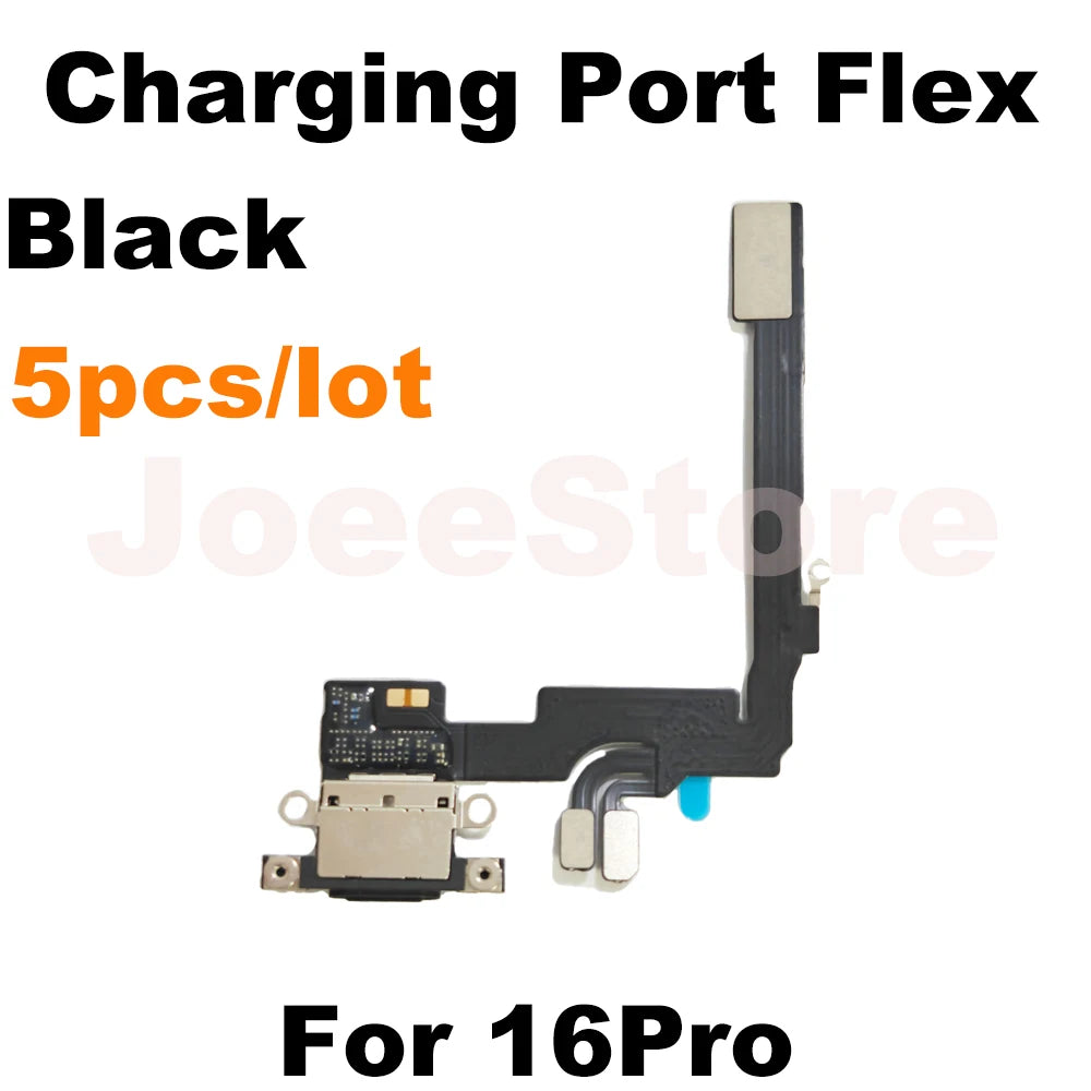 Wholesale Charging Port Flex Cable for iPhone 16 15 14 13 Pro Max USB Dock Charger Connector With Microphone Flex Cable Ribbon