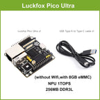 Luckfox Pico Ultra B RV1106 Linux Micro Development Board, Integrates ARM Cortex-A7/RISC-V MCU/NPU/ISP Processors
