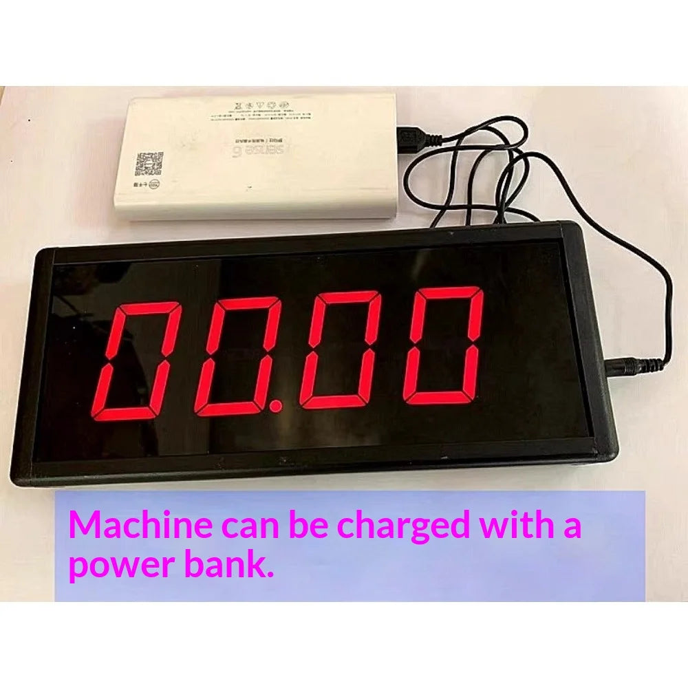2.3 Inch 4 Digit LED Digital Timer Stopwatch Countdown Clock for Training Speech Competition No Voice
