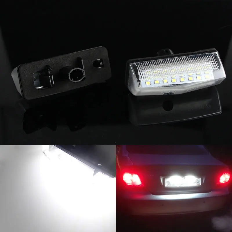 For Toyota Prius XW20 XW30 Prius Plus/V Venza Matrix RAV4 For Lexus CT200h Scion tC White Led License Plate Lights 81270-53011