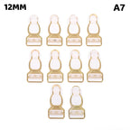 10Pcs 10/12/15/18MM Metal Adjust Buckle For Corset Leg Garter Belt Clip Hook Suspender Ends Buckles Hosiery Stocking Grips