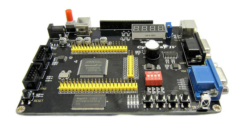 Educational DIY Kit for Altera CycloneIV FPGA, Includes EP4CE6 EP4CE10 PCB Board & USB Download Cable + Plastic Box