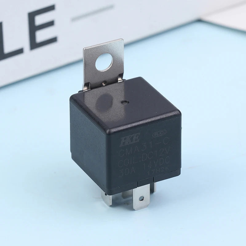1Pc CMA31-C DC12V Waterproof Automotive Relay 12VDC 5Pin 30A With Backplate HKE Car Relay 12V 5Pin With Relay Socket