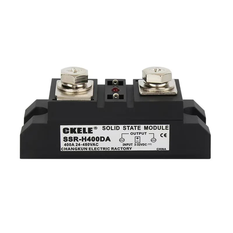 Industrial Solid State Relay SSR DC-AC Module Single Phase 3-32VDC Input 24-480VAC Output 80A 100A 150A 200A 300A 350A 400A 500A