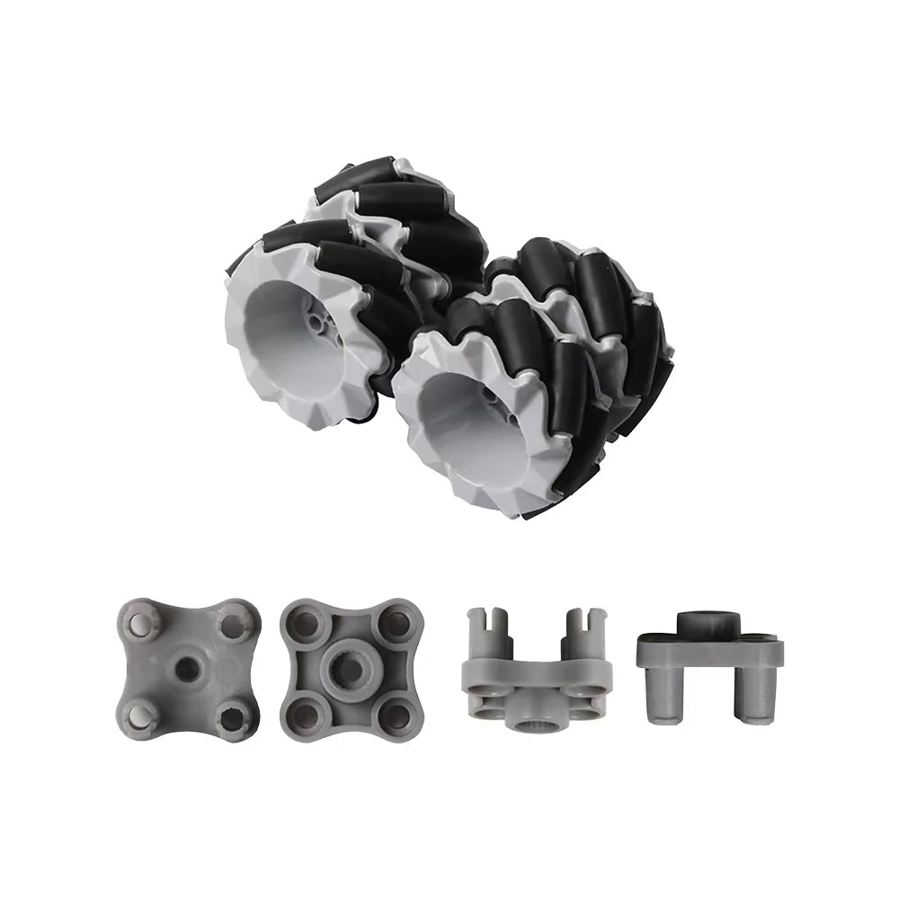 65mm Mecanum Wheel Omni-Directional Smart Car Robot DIY Building Blocks TT Motor Wheel Set of Four