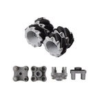 65mm Mecanum Wheel Omni-Directional Smart Car Robot DIY Building Blocks TT Motor Wheel Set of Four