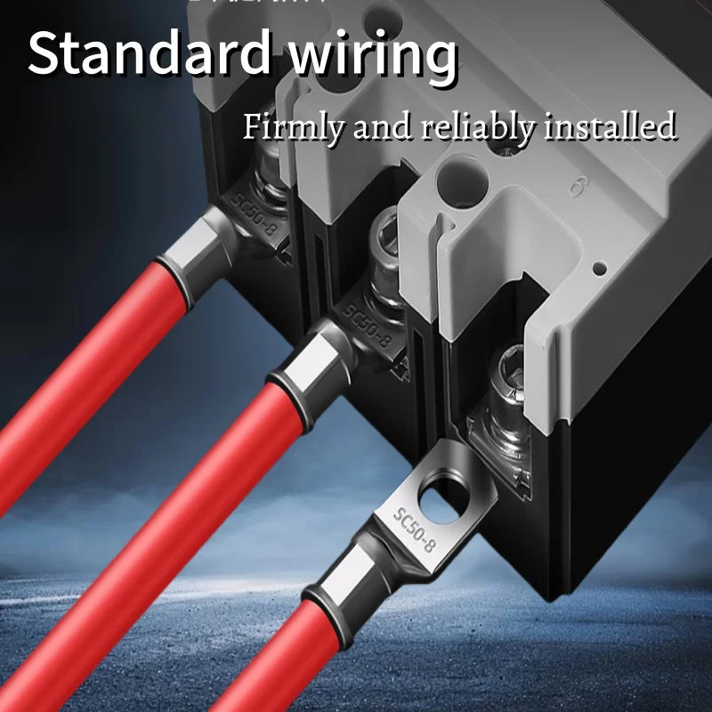 5Pcs-10Pcs Sc Type Cable End Terminal Sc1.5 Sc4 Sc6 Sc10 Sc16 Sc25S Sc50 Sc70 C95 Sc120 Sc150, Bare Copper Battery Block Terminals