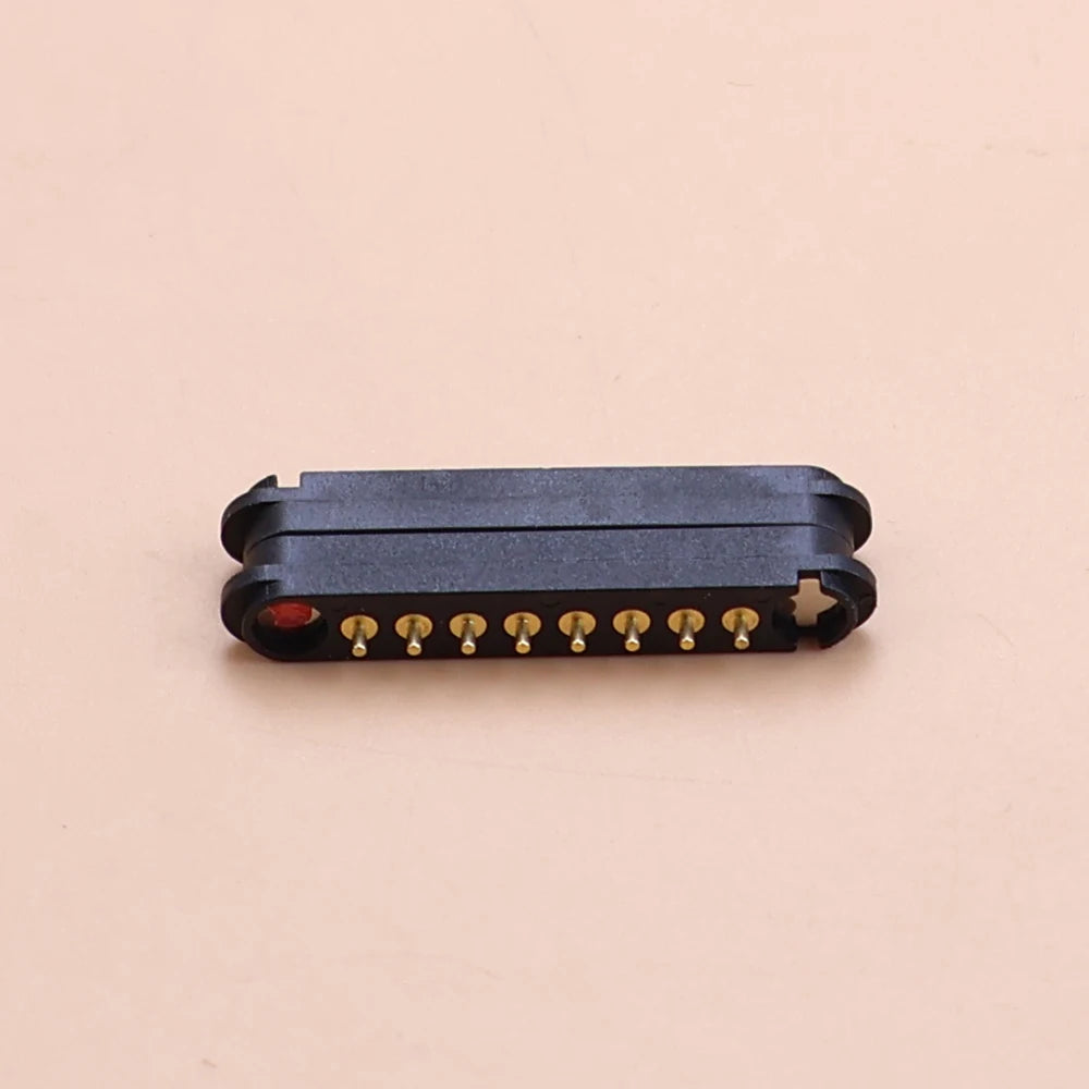 1Set 2.5/2.54 MM Pitch Spring Loaded Male Female 2P 3 4 5 6 7 8  Pole Through Holes PCB BTB Connector 2A DC Magnetic Pogo Pin