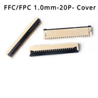 50Pcs/lot FFC FPC Connector 0.5mm 1.0mm 4P/6P/8P/10P/12/14/16/20/24/30/32/40P Pin Flip Type Ribbon Flat Connector Bottom Contact