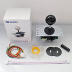 Original Japan Sanwa Joystick JLF TP 8YT Fighting Rocker With Topball 5pin Wire Jamma Arcade Vending Game PC PS3 XBOX Kit DIY