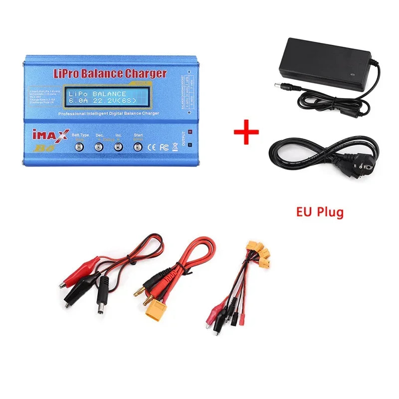 IMAX B6 80W Battery Charger Lipo NiMh Li-ion Ni-Cd Digital Lipro Balance Charger Discharger 1-6S for RC FPV Drone Airplane Car