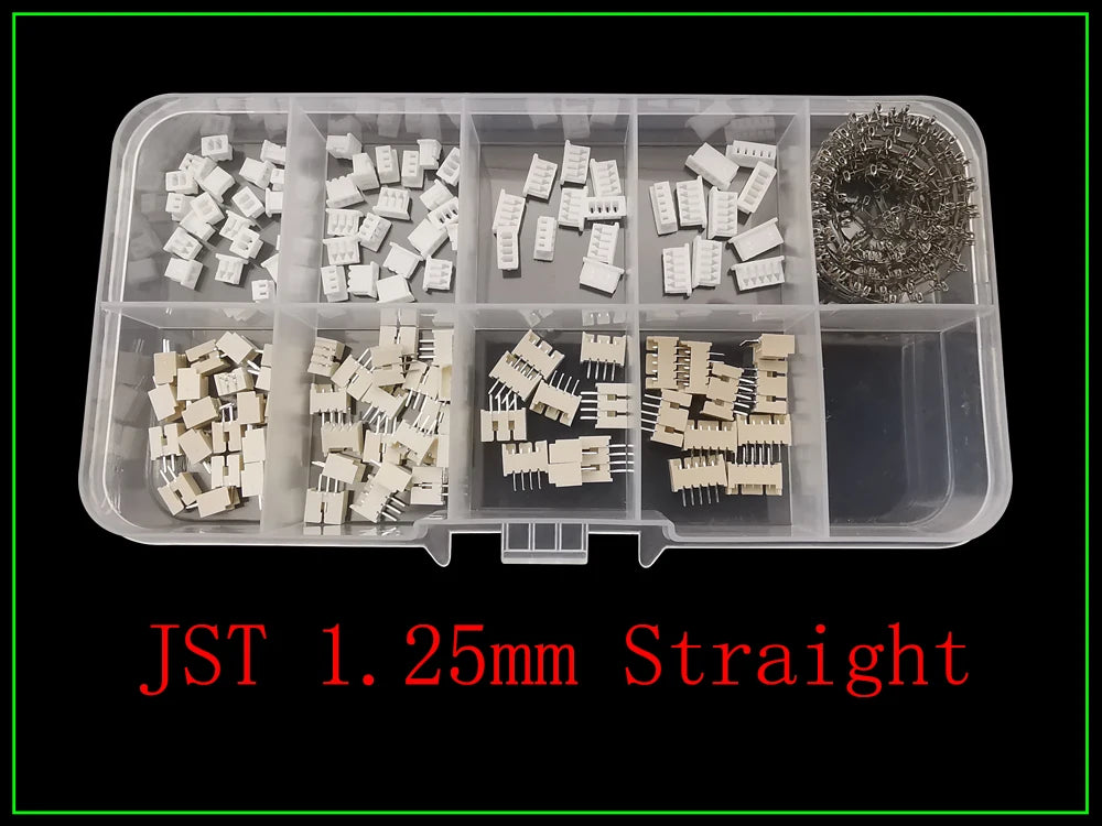 1Box SH 1.0/JST 1.25mm/ZH 1.5mm/PH 2.0mm/SM/SYP/XH 2.54mm/VH 3.96mm Pitch Male Female Housing Terminal Pin Header Wire Connector
