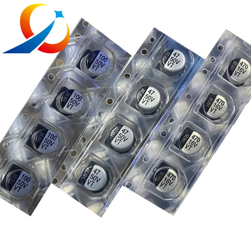 10PCS SMD Electrolytic Capacitors 16V 25V 35V 50V 100UF 220UF 330UF 470UF 680UF 1000UF Miniaturization Capacitors  NEW