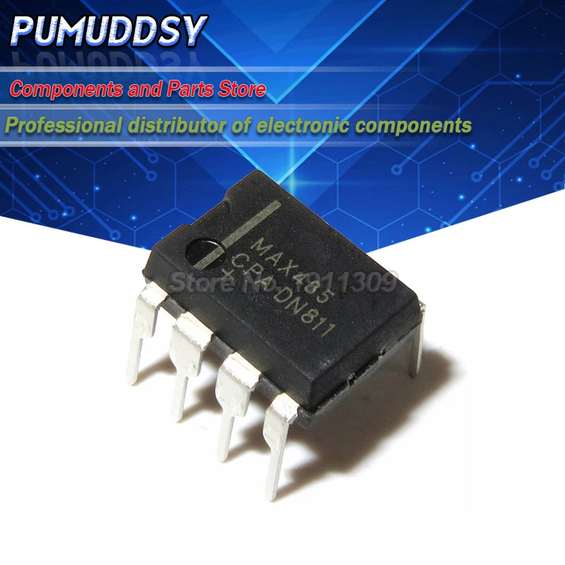 200PCS MAX485CPA DIP-8 MAX485 Slew-Rate-Limited RS-485/RS-422 Transceivers IC