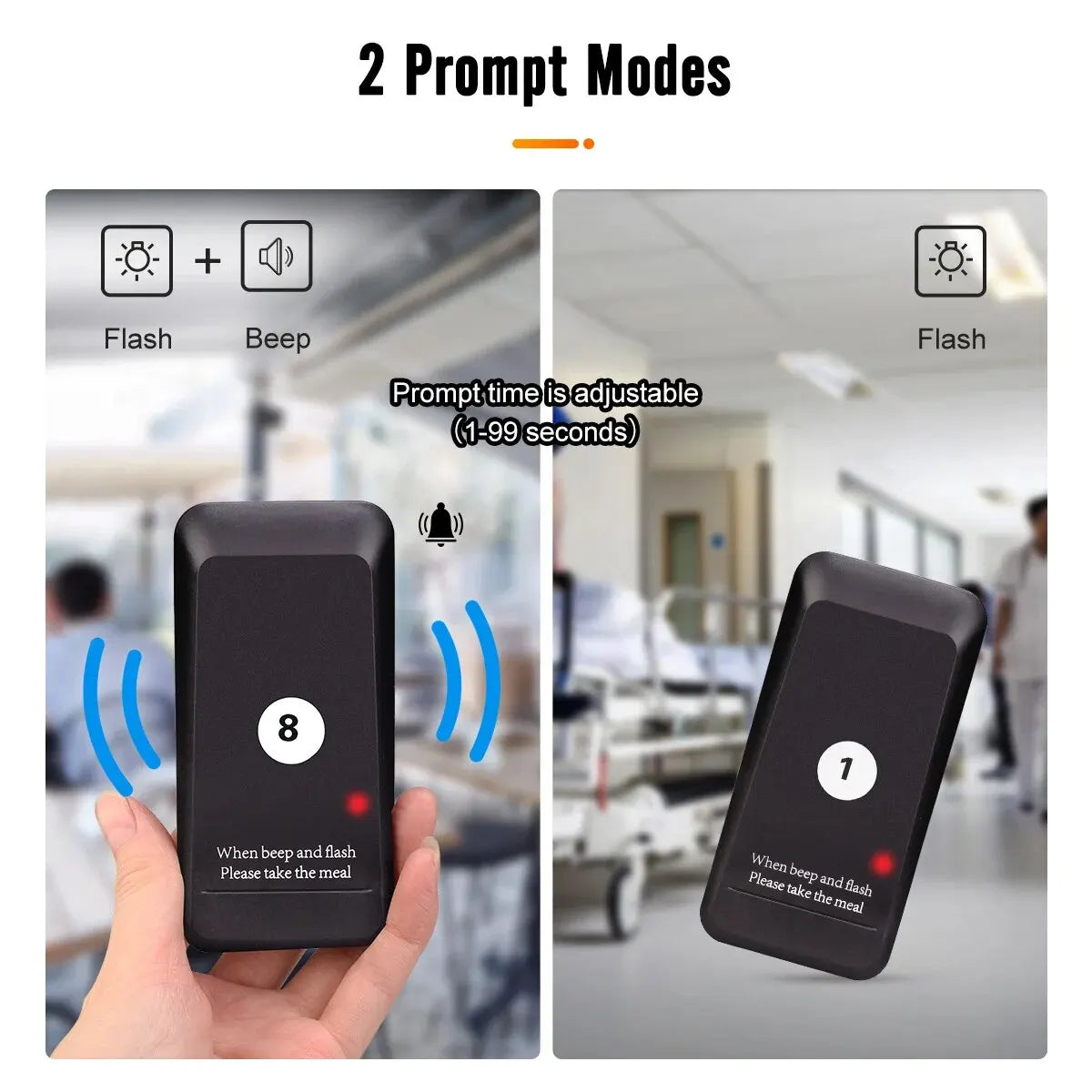 RETEKESS TD157 Wireless Calling System 16 Channel Buzzer Beeper Bell Receivers for Bar Cafe Food Truck Hotel Church
