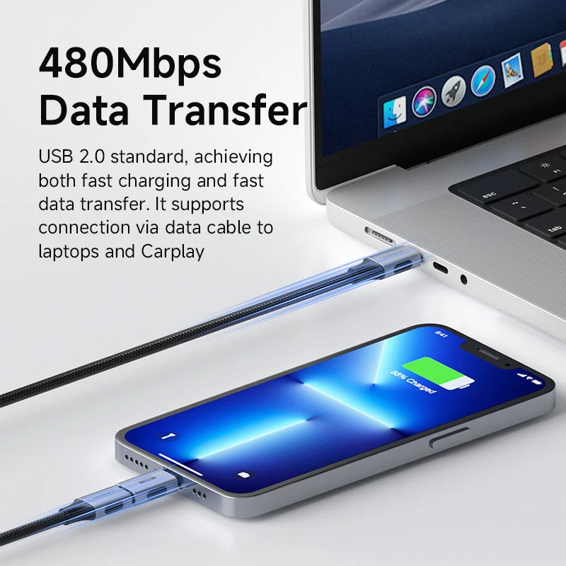 Hagibis USB C To Lightning Adapter Male to Female Charging Converter Data Transfer for iPhone 13/14 Pro Max Earphone Charging