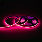 FCOB LED Strip 12V Flexible 5mm 8mm Width High Density Blue White Red Green Pink Yellow Flexible Dimmable RA90 Cob LED Strip
