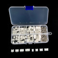230pcs XH2.54 2p 3p 4p 5 Pin 2.54mm Pitch Terminal Kit Housing Pin Header JST Connector Wire Connectors Adaptor