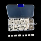 230pcs XH2.54 2p 3p 4p 5 Pin 2.54mm Pitch Terminal Kit Housing Pin Header JST Connector Wire Connectors Adaptor