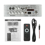 D2000 Digital Bluetooth Amplifier Board 2.1-Channel Bluetooth Audio Decoder 100W + 100W + 200W High-Power Output Subwoofer