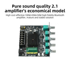 2.1 Channel BL Digital Power Amplifier Module with Subwoofer Output High Low Bass Adjustment 100W+50W+50W High Fidelity Bluetooth 5.0 Audio Board