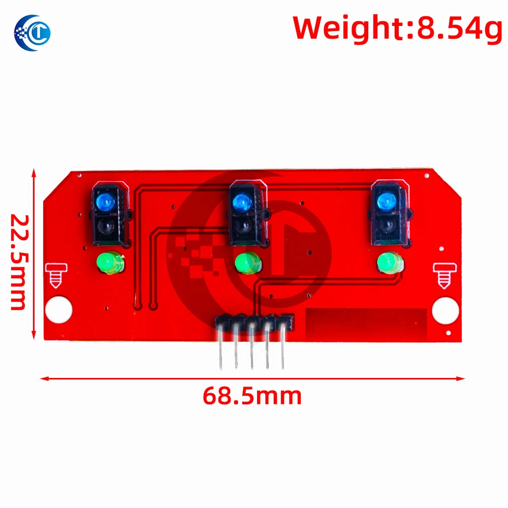 TCRT5000 3/5 Channel IR Line Follower Tracking Sensor Module for Arduino Smart Car Robotics