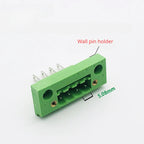 Through-the-wall 2EDGWB-5.08mm Plug-in Terminal Block with Screw Fixed Panel Pin Base 2P3P4-24P Cable Connector