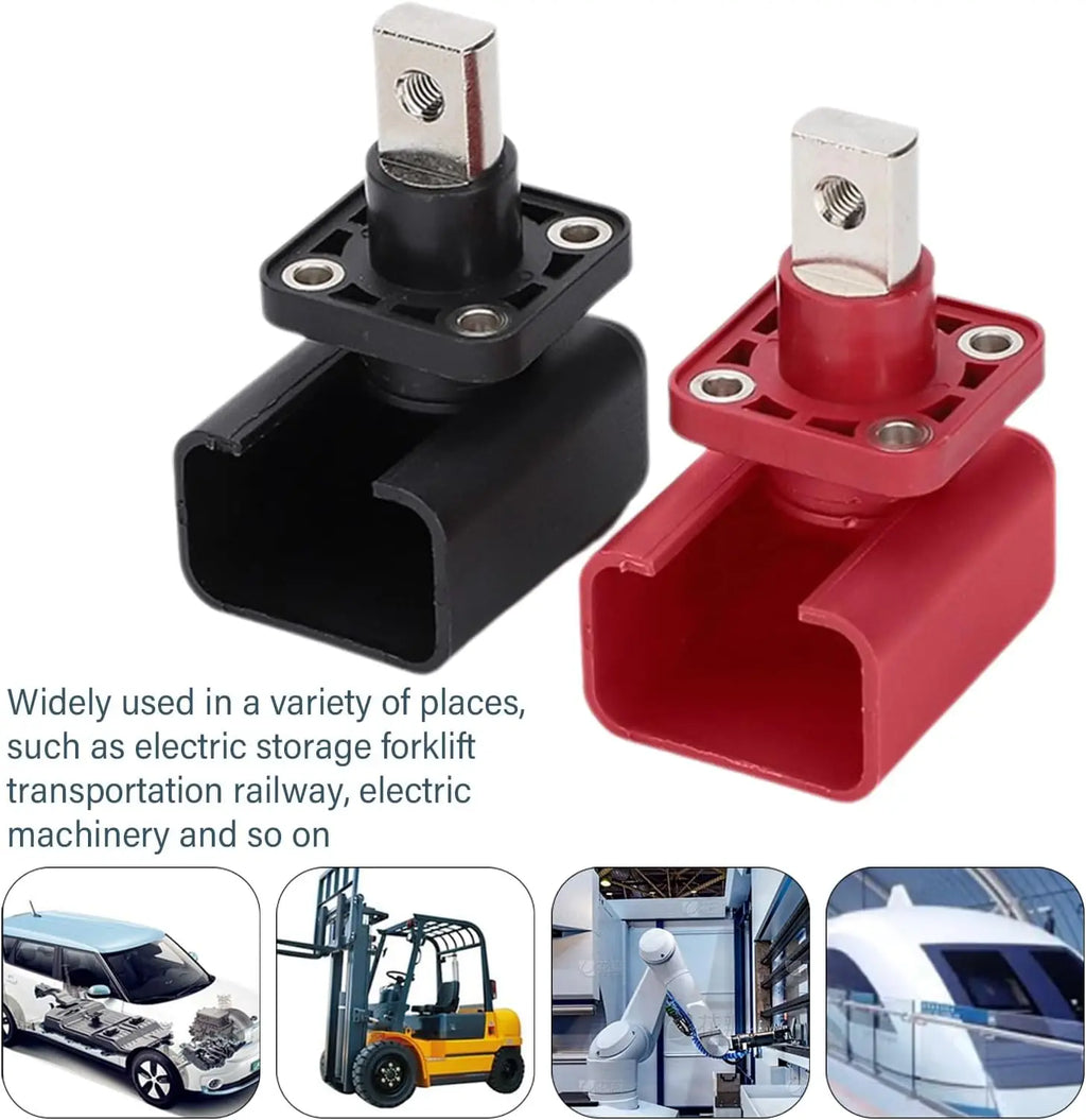 2pcs All Copper Lithium Battery Terminal Battery Connector Energy Storage Terminal High Current Copper Terminals