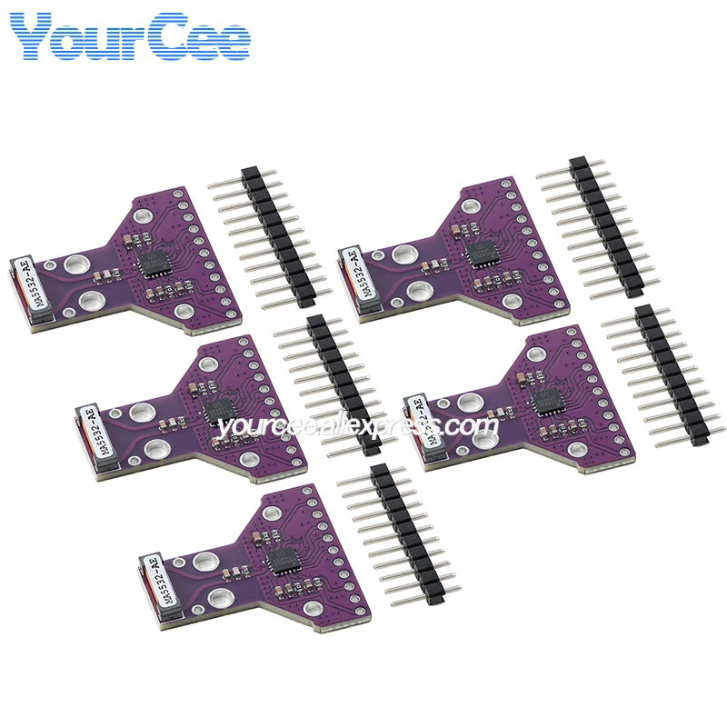5pcs/1pc AS3935 Lightning Sensor Light-ning Lightning Strike Detection Storm Distance Module 2.4-5.5V 2MHZ SPI I2C IIC Interface