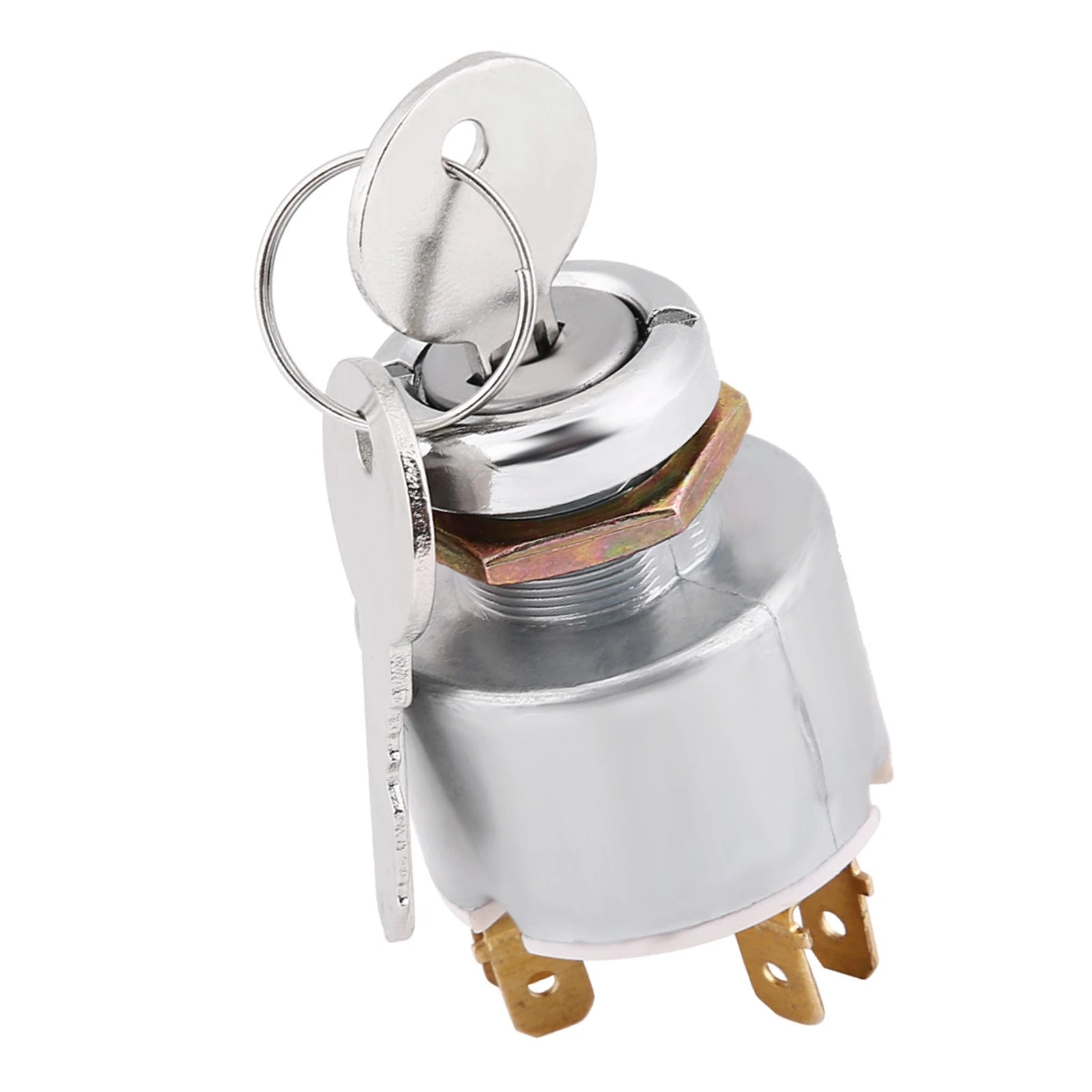 12V Universal Car Auto 3 Position ON OFF Start Ignition Switch Controls W/ 2 Keys SPB501