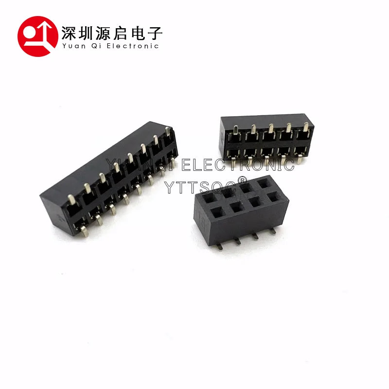 10pcs 2.54mm SMT PH5 2x3/4/5/6/7/8/10P/13P/20P Double Row Short Low Profile SMD Surface Mount Female PCB Header Socket Connector