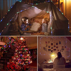 Outdoor Solar Tube Rope Led Light Garden Christmas Decoration Fairy String Light 32m/22M/12M/7M Outdoor Wedding Party Led Lamp