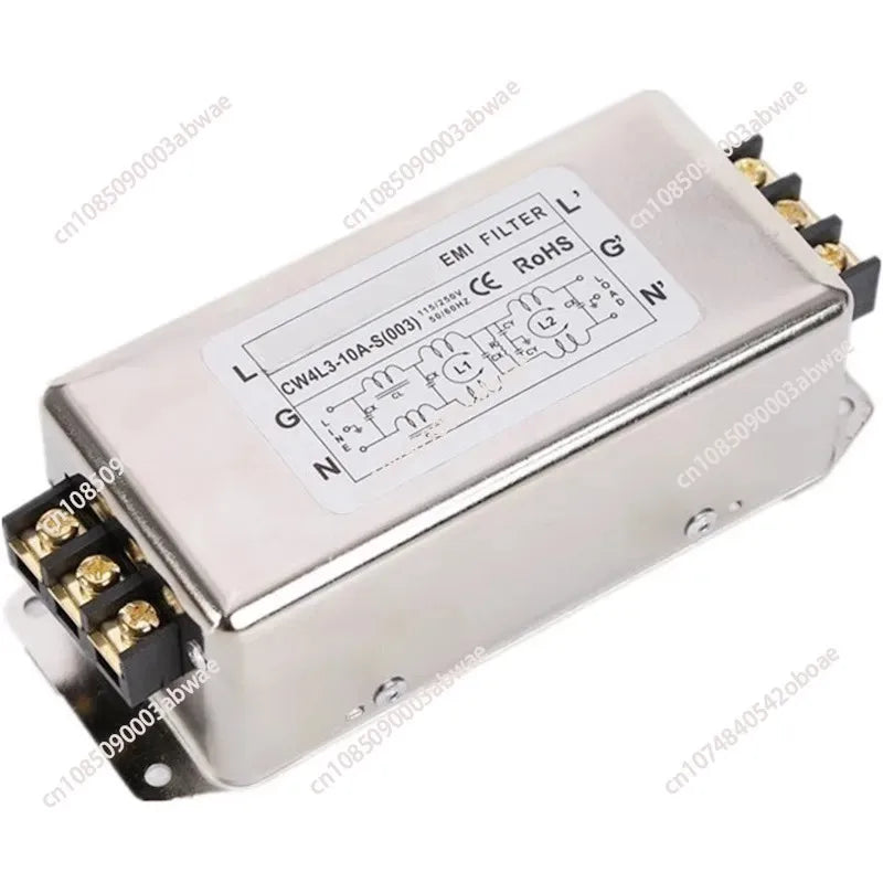Single-phase three-stage AC filter 220v power supply purifier CW4L3 anti-interference emi filter