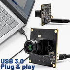 USB3.0 Global Shutter Camera Module 2.3MP 120FPS High Frame Rate Webcam With No Distortion M12 Lens Plug And Play For Video Live